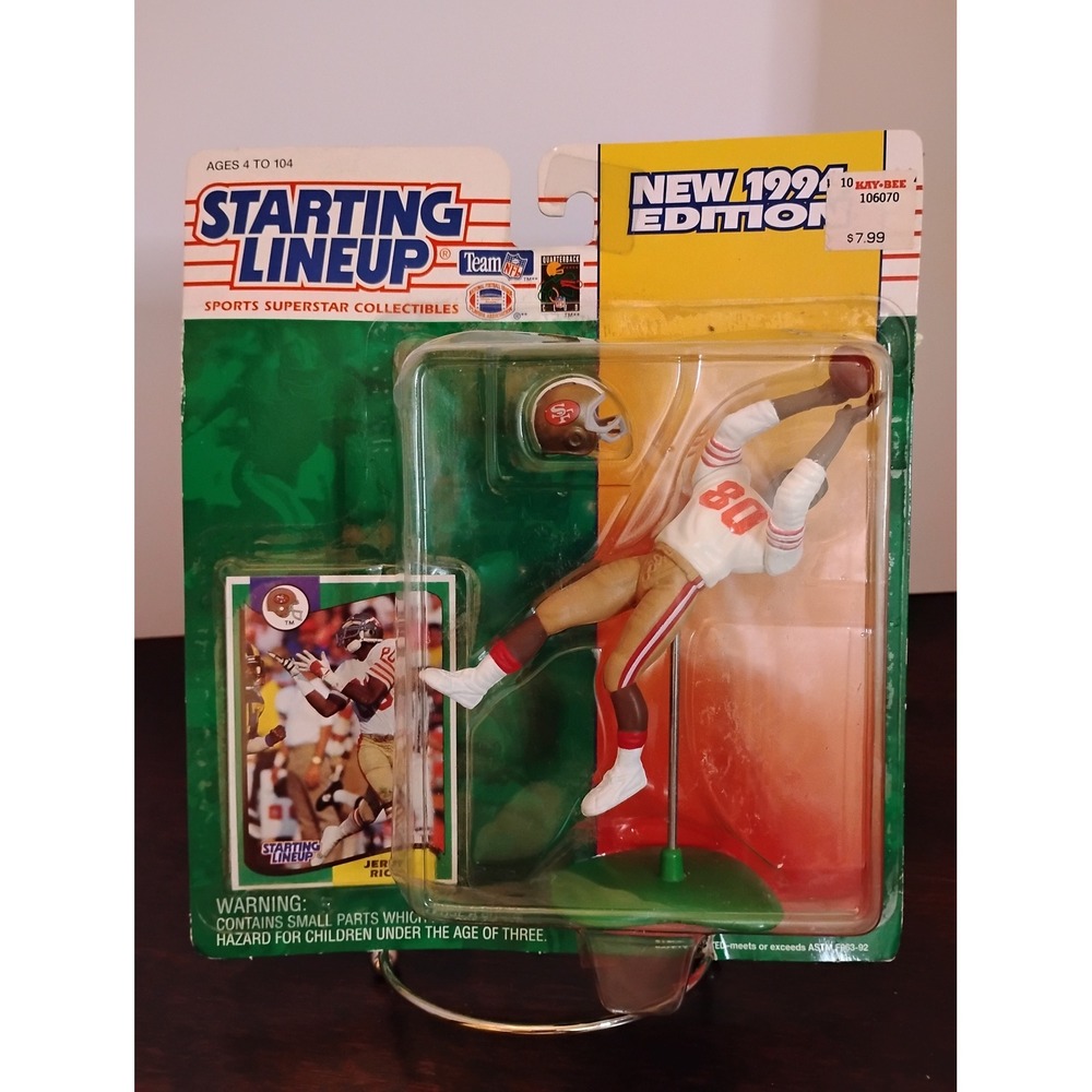 Jerry Rice 1994‎ Starting Lineup San Francisco 49ers Figure with Card Kenner NFL